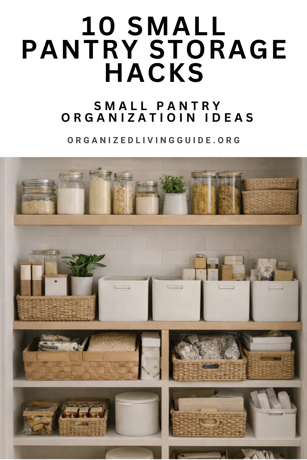 10 Small Pantry Storage Hacks