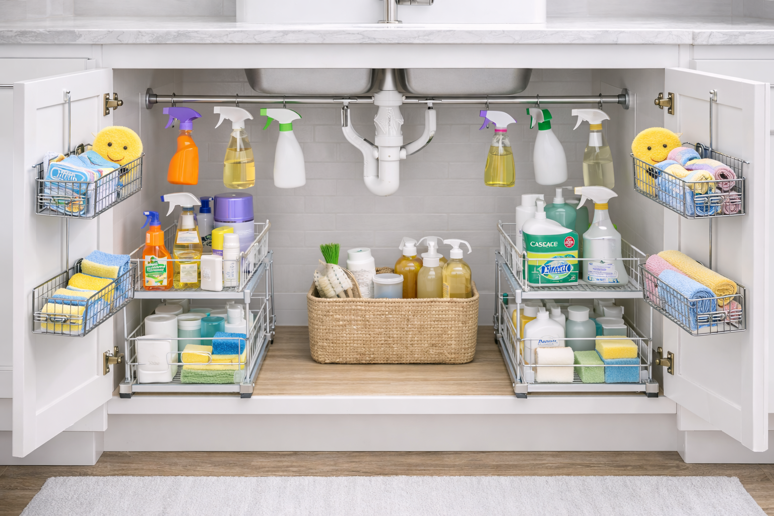 12 Under Sink Organization Ideas That Maximize Space